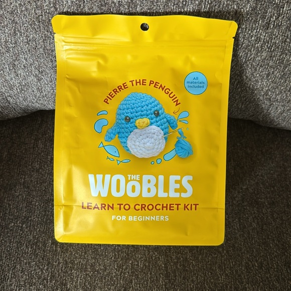 The Woobles: Pierre the Penguin (Blue) - Crochet Kit - Picture 8 of 12
